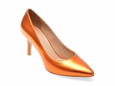 Pantofi GRYXX portocaliu - 113 - din piele naturala