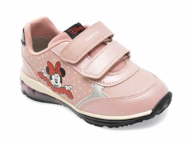Pantofi GEOX roz - B3685C - din piele ecologica