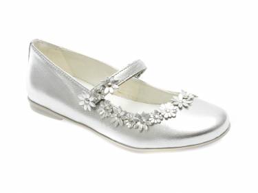 Pantofi PRIMIGI argintii - 39201 - din piele naturala