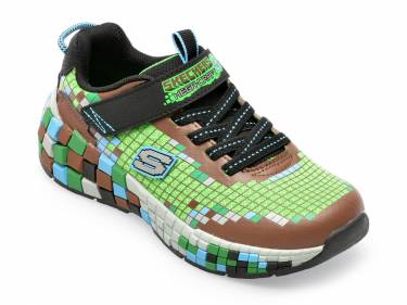Pantofi SKECHERS multicolor - MEGA-CRAFT 3 - din piele ecologica