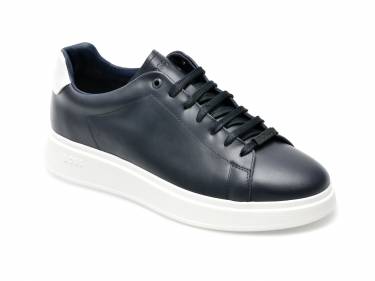 Pantofi BOSS bleumarin - 3230 - din piele naturala