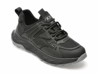 Pantofi GRYXX negri - 6827 - din piele ecologica