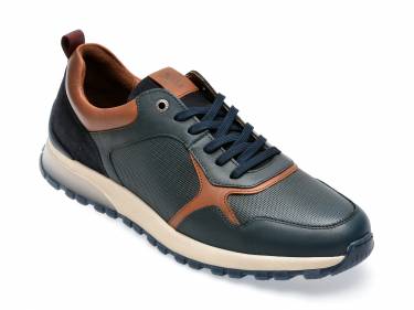 Pantofi SALAMANDER bleumarin - 48803 - din piele naturala