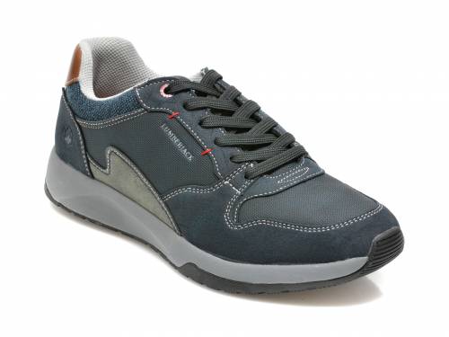 Pantofi sport LUMBERJACK bleumarin - 8651007 - din material textil si piele ecologica