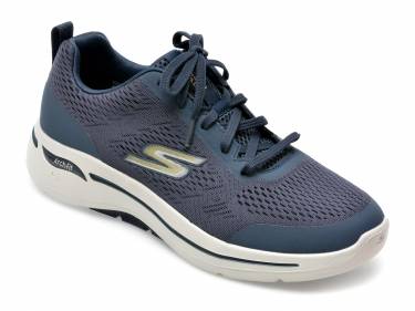 Pantofi sport SKECHERS bleumarin - GO WALK ARCH FIT - din material textil