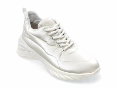 Pantofi GRYXX albi - P2411 - din material textil