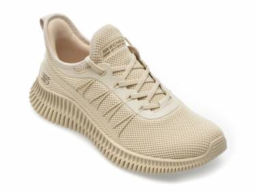 Pantofi SKECHERS bej - 117417 - din material textil