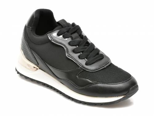 Pantofi sport ALDO negri - AREADITH001 - din material textil si piele ecologica