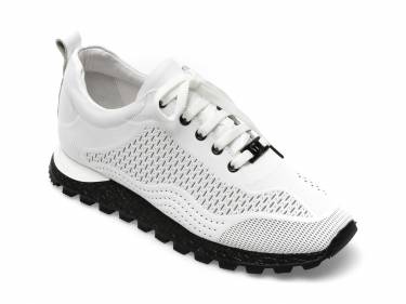 Pantofi sport GRYXX albi - 82778 - din piele naturala