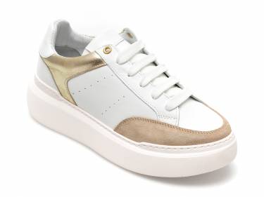 Pantofi sport GRYXX albi - 832K53 - din piele naturala