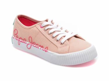 Pantofi sport PEPE JEANS roz - GS30577 - din material textil