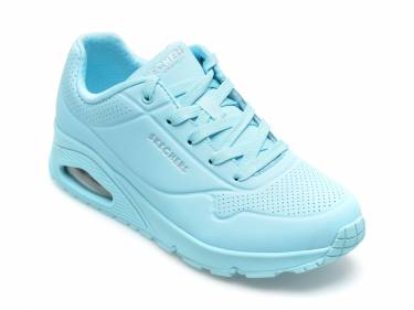 Pantofi sport SKECHERS albastri - UNO - din piele ecologica