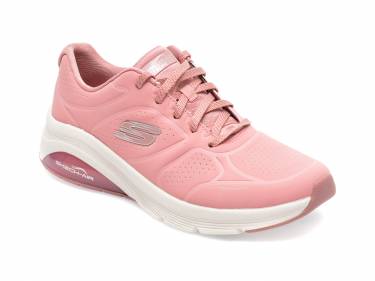 Pantofi sport SKECHERS roz - SKECH-AIR EXTREME 20 - din piele ecologica