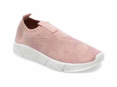 Pantofi GEOX roz - J25DLE - din material textil