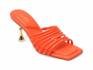 Papuci ALDO portocalii - HARPA820 - din piele ecologica