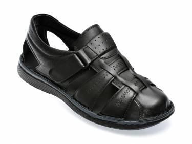 Sandale BRAVELLI negre - 143241 - din piele naturala