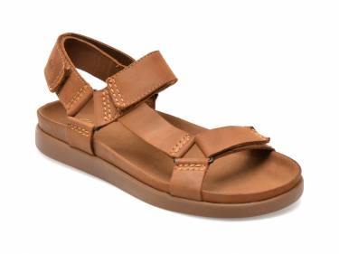 Sandale CLARKS maro - SUNDER RANGE 16-N - din piele naturala
