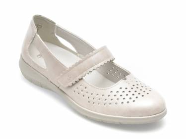Pantofi SUAVE gri - 6632PT - din piele naturala