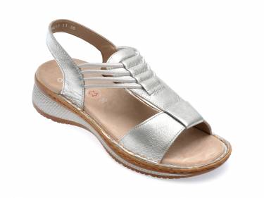 Sandale ARA argintii - 29017 - din piele naturala
