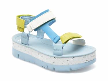 Sandale CAMPER albastre - K201037 - din piele naturala