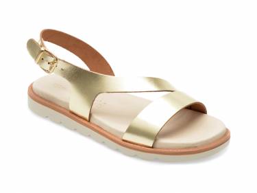 Sandale SALAMANDER aurii - 54802 - din piele naturala