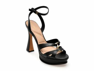 Sandale ALDO negre - ELBALIA001 - din piele ecologica