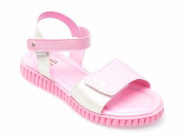 Sandale PAMPILI roz - 123188 - din piele ecologica