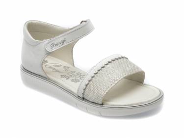 Sandale PRIMIGI albe - 39142 - din piele naturala